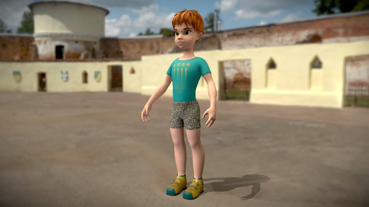 Character Boy 3D Model
