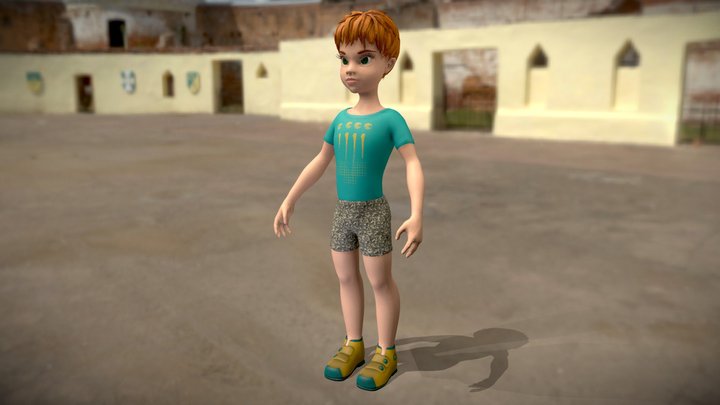 Character Boy 3D Model