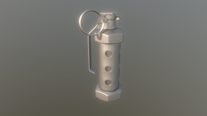 Old Scifi Grenade | YESIAMCHAOS 3D Model