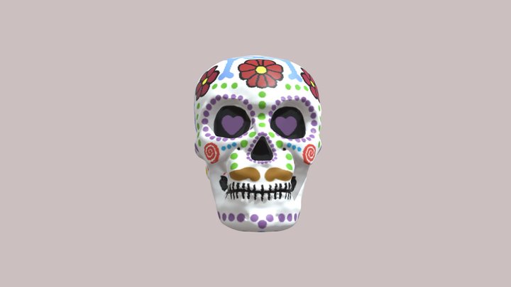Stylized Calavera - Day of the Dead Skull