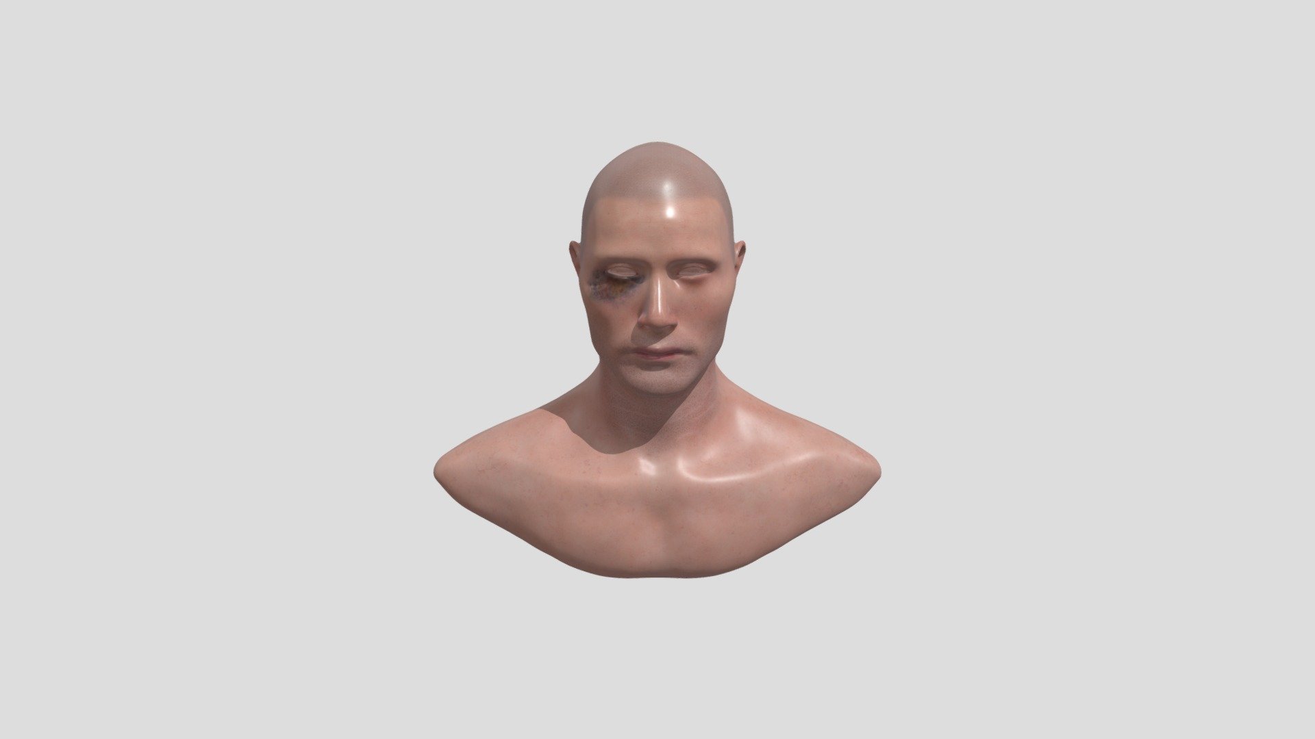 Mads Mikkelsen From Pusher(1992) - Download Free 3d Model By Yosuction 