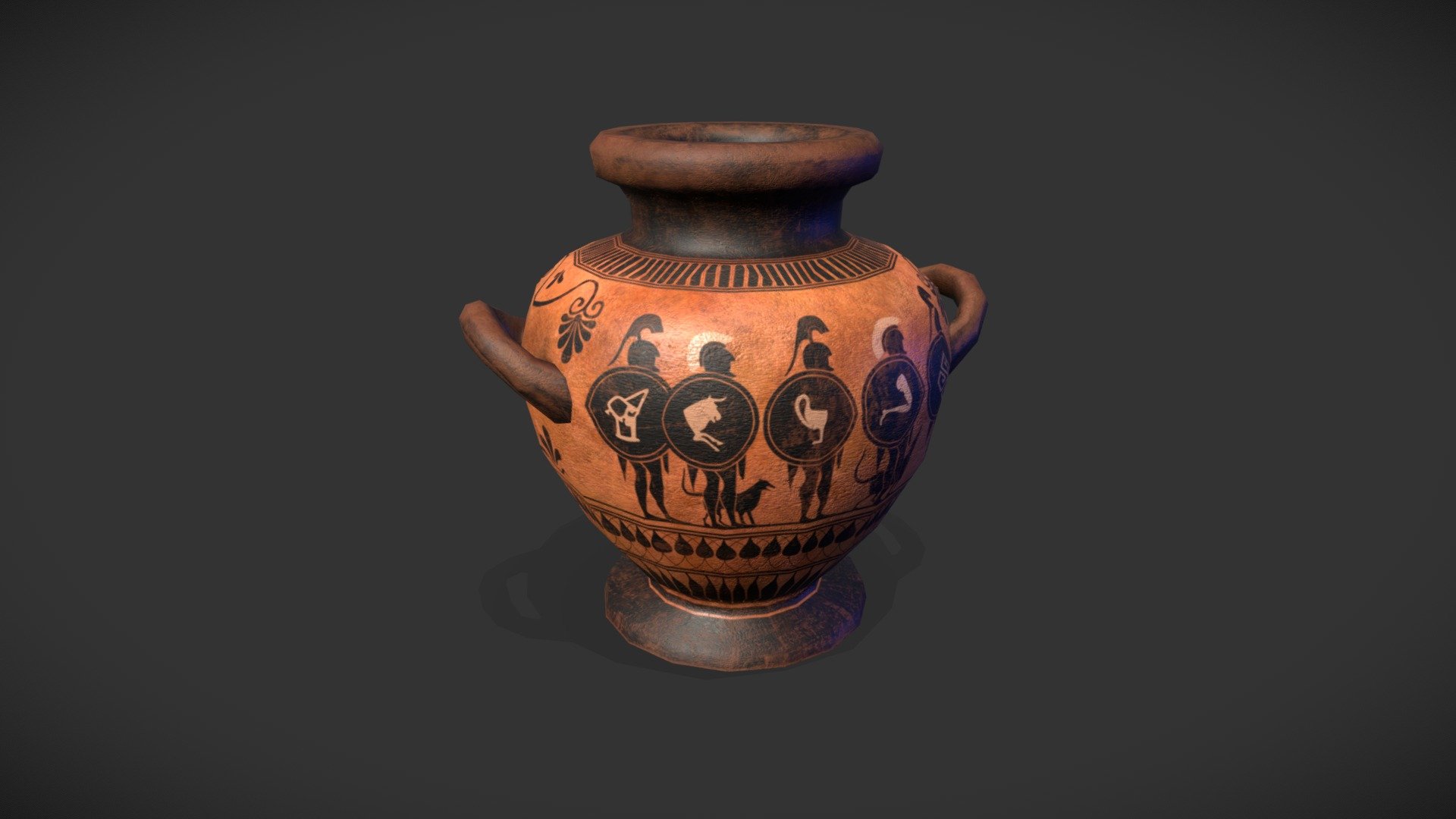 Stamnos Greek Vase - 3D model by Dendrobyte (@mrlopre) [8cbd8d9 ...