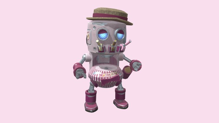 Game Art 2 - Robuddy - Animated 3D Model