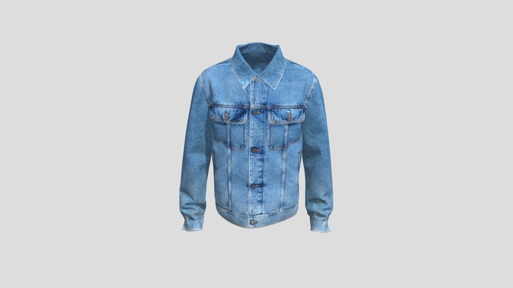 Denim Jacket 3D Model