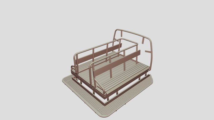 Tarpan BOR platforma 3D Model