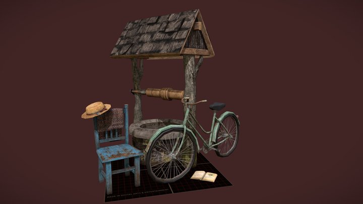 DAE 5 Finished props - Grandma's House 3D Model