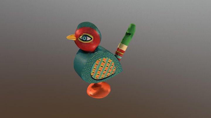 Djeco Bird Whistle 3D Model