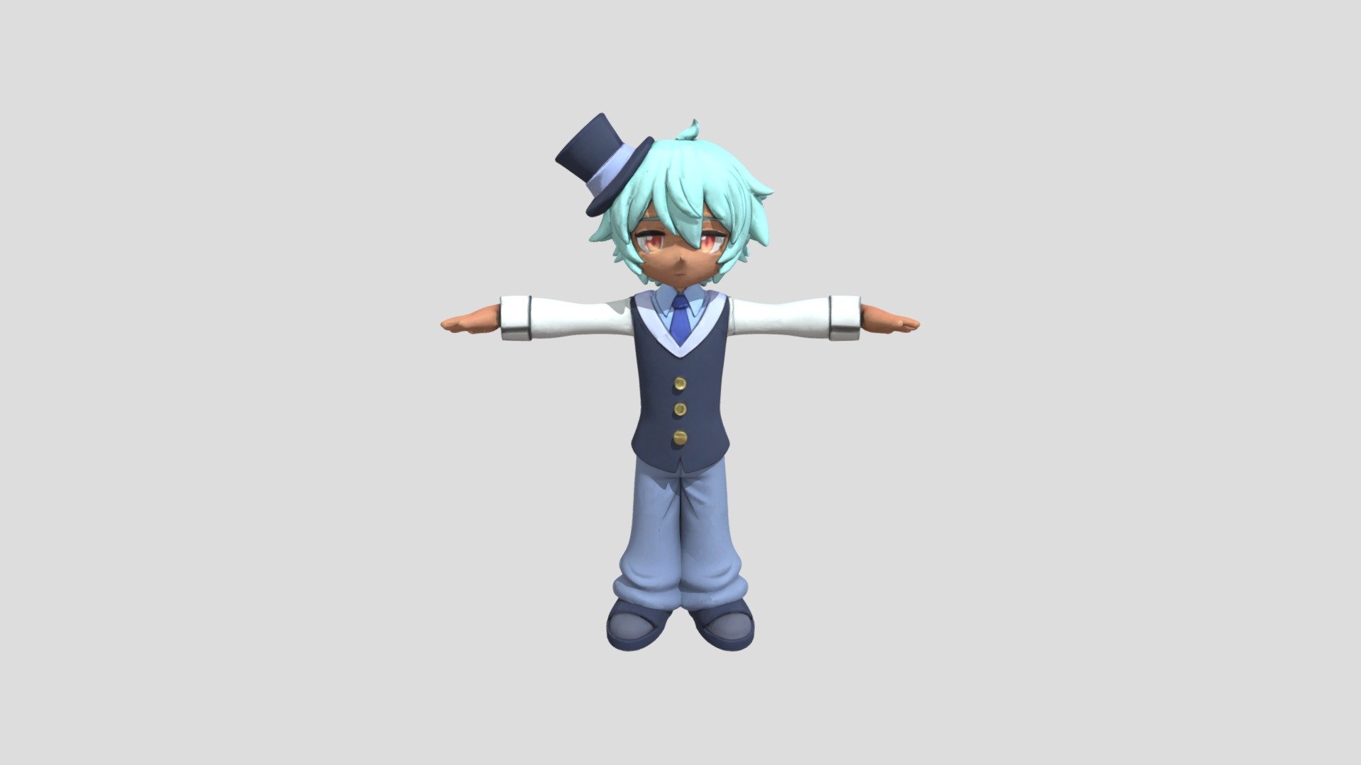 Magician's Pose - Download Free 3D model by arthurbbr8 [8cc0ad7 ...