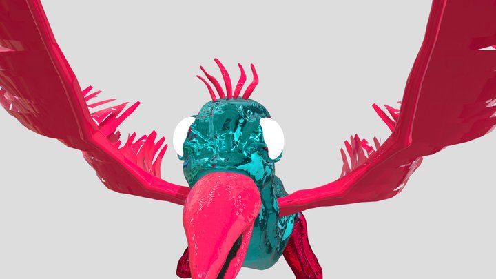 Hellish Tarta Bird 3D Model