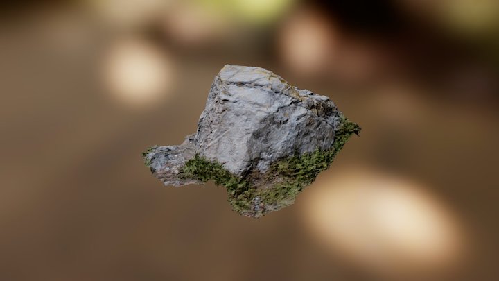 Coastal Rock 3D Model