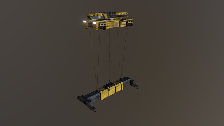 Container crane 3D Model