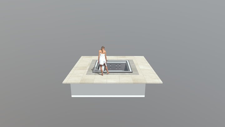 770 - IN GROUND - TILE ANTARTICA 3D Model