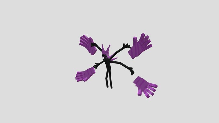 3D Model: Minecraft EnderMan ~ Buy Now #90659393