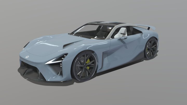 Lexus LFA Concept JMS2025 3D Model