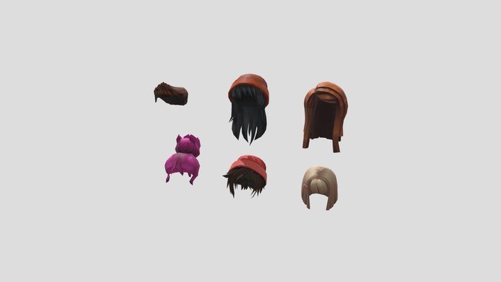 roblox hair 3D Model