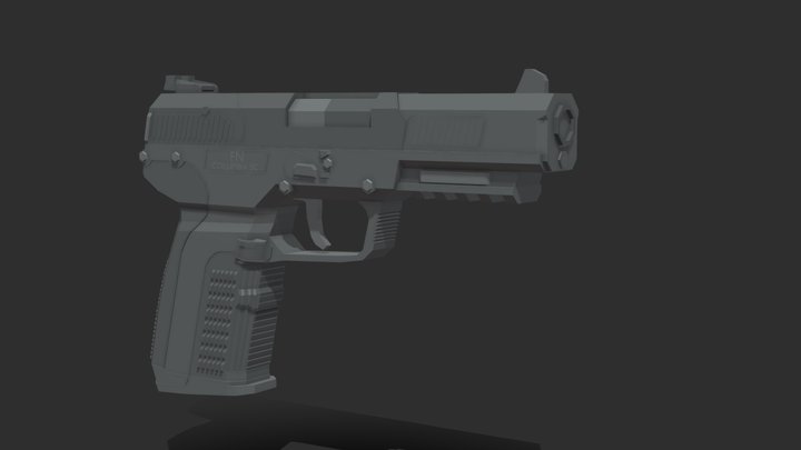 [Low Poly] FN Five- seveN 3D Model