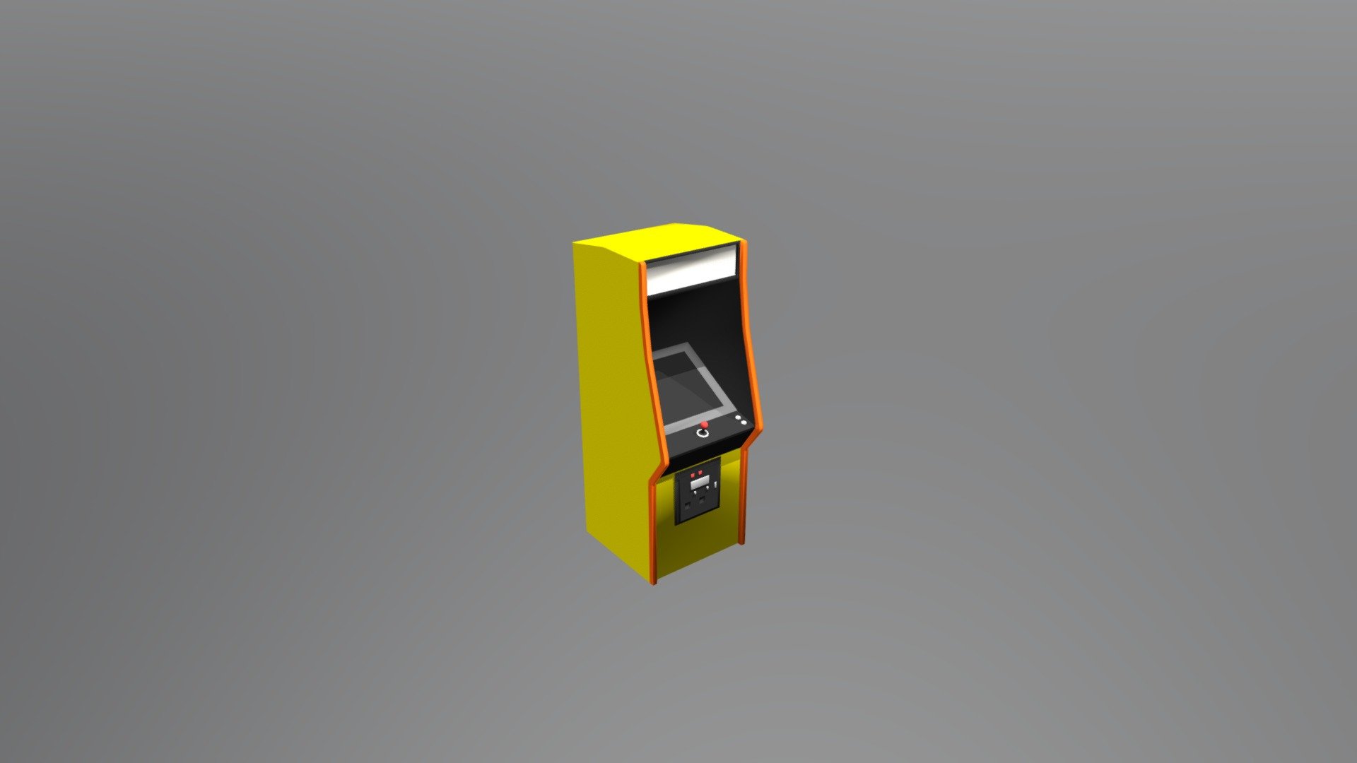 Standing Arcade Machine 04 Textured - 3D model by deathtome [8cc2f36 ...