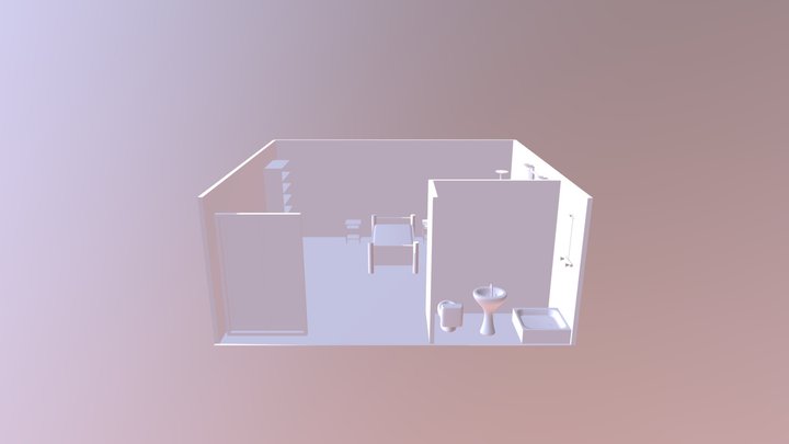 Sweet Home Bedroom Sample 3D Model