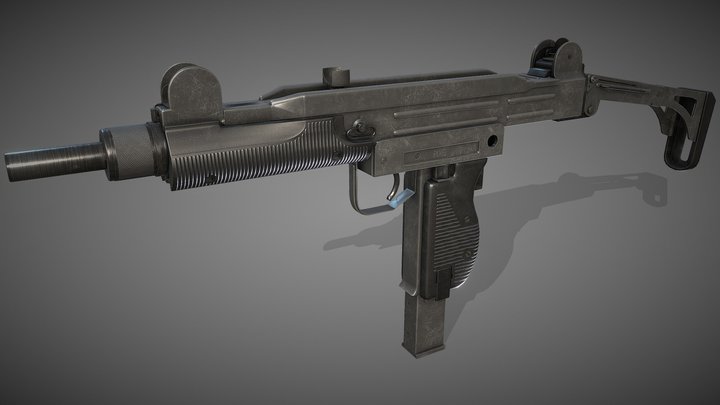 UZI 9mm 3D Model