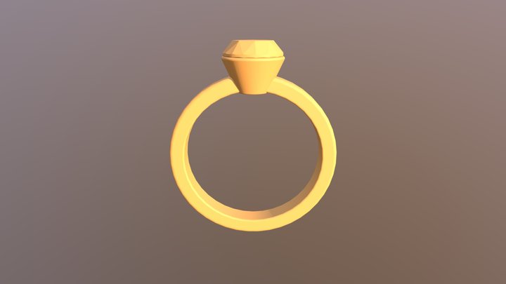 Engagement Ring M 3D Model