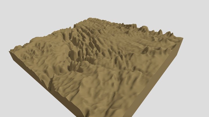 Canyonlands Grabens Region 3D Model