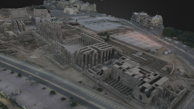 Luxor Temple 3D Model