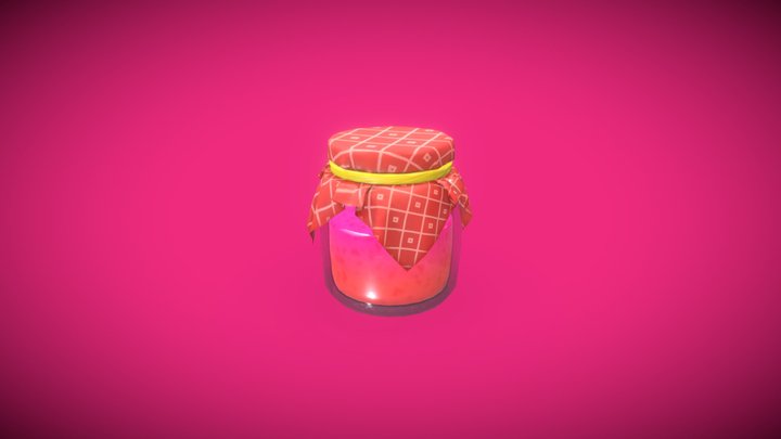 Jam Jar 3D Model
