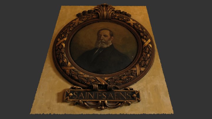 Charles Camille Saint-Saëns. 3D Model