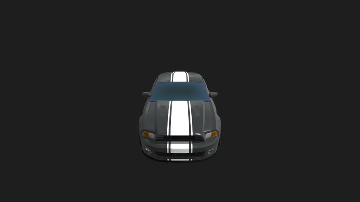 Ford Mustang GT500 3D Model