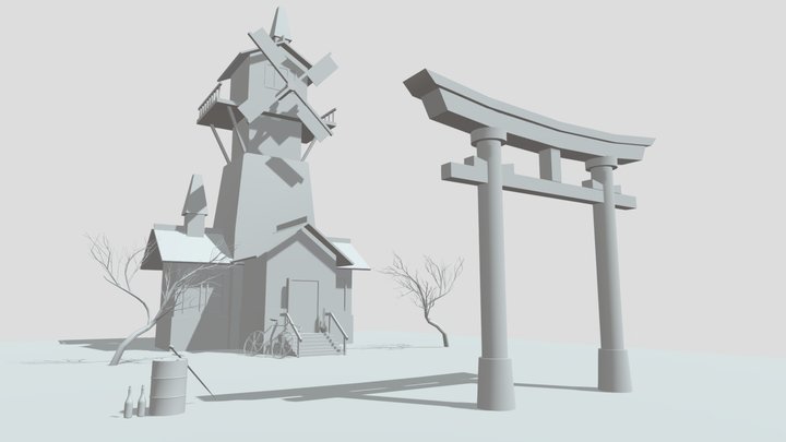 House Kompooz 3D Model