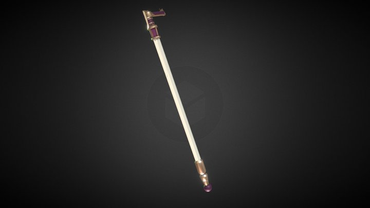 Viktor's Cane - Arcane 3D Model