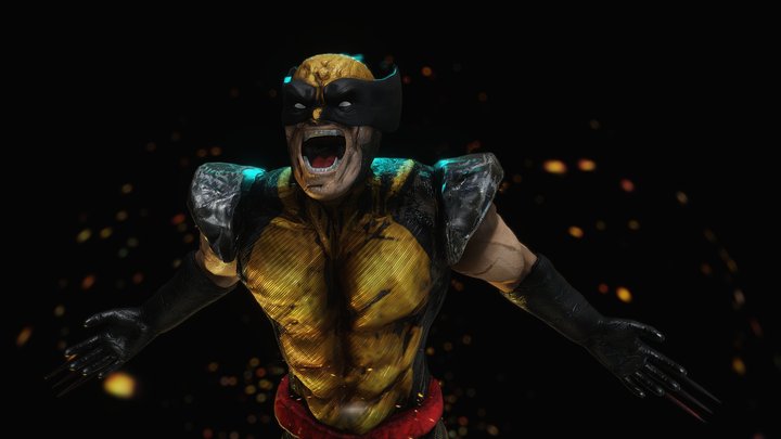 Wolverine Fanart 3D Model