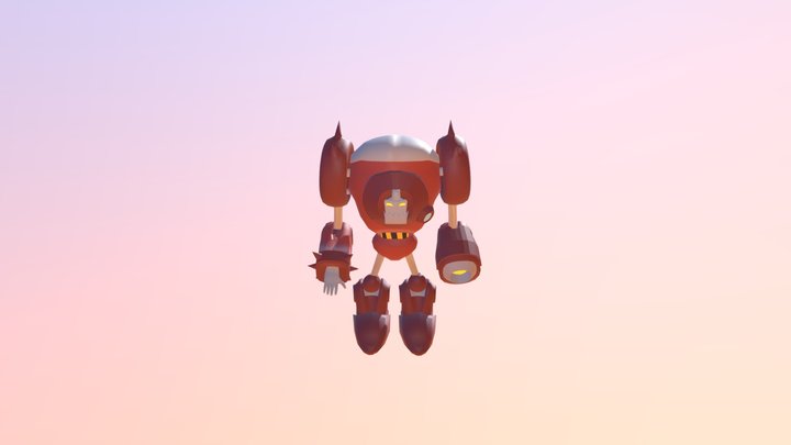 Clunk - Awesomenauts 3D Model