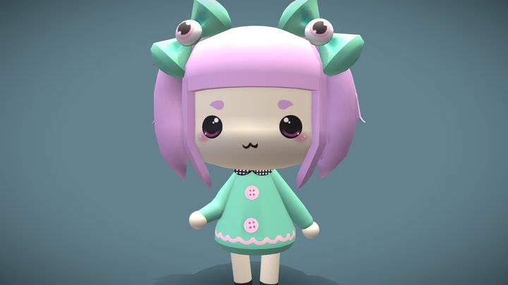 Pastel Goth ~ Sweet Happy Overdose 3D Model