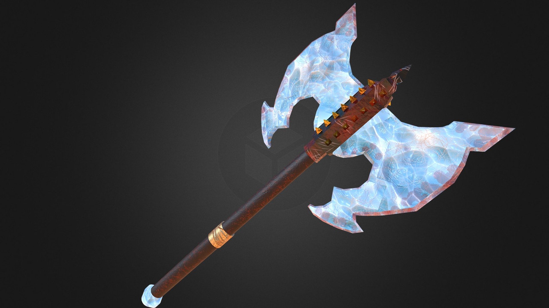 Nordic Frost Axe 3D model by Icarus (SAOISREAL) [8cc9c87] Sketchfab