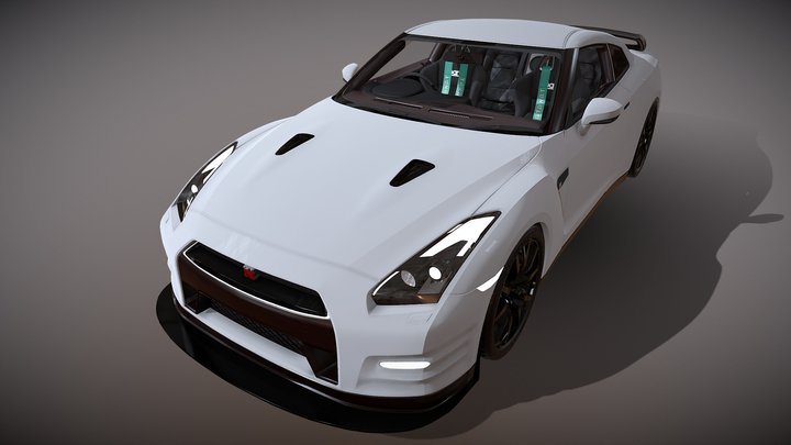 Nissan Gtr 2014 3D Model