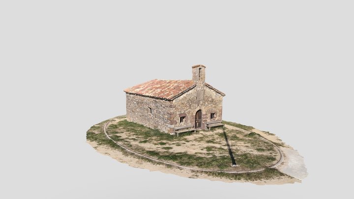 Capella Mare de Déu del Roser de Toloriu 3D Model
