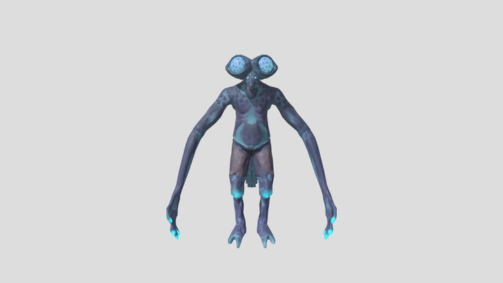 Stylised Basilisk Model 3D Model