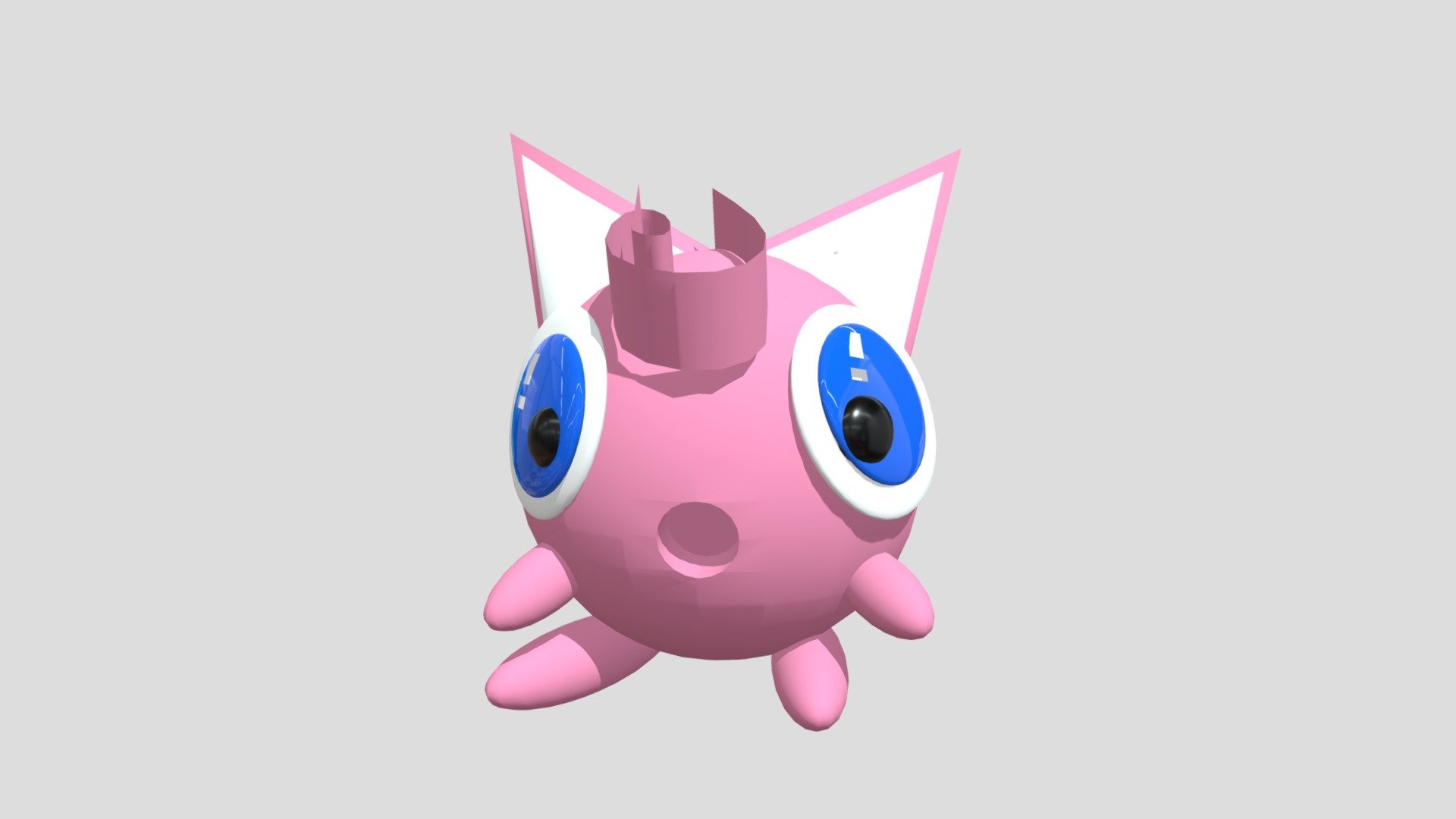 Jigglypuff - Download Free 3d Model By Phoenix Russell [8ccda69 