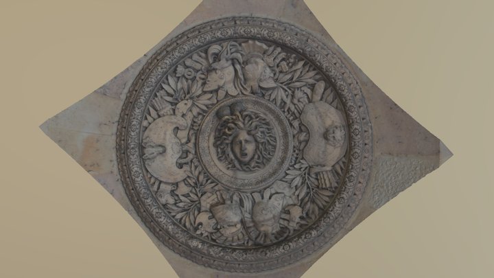 Meduse Medaillon 3D Model