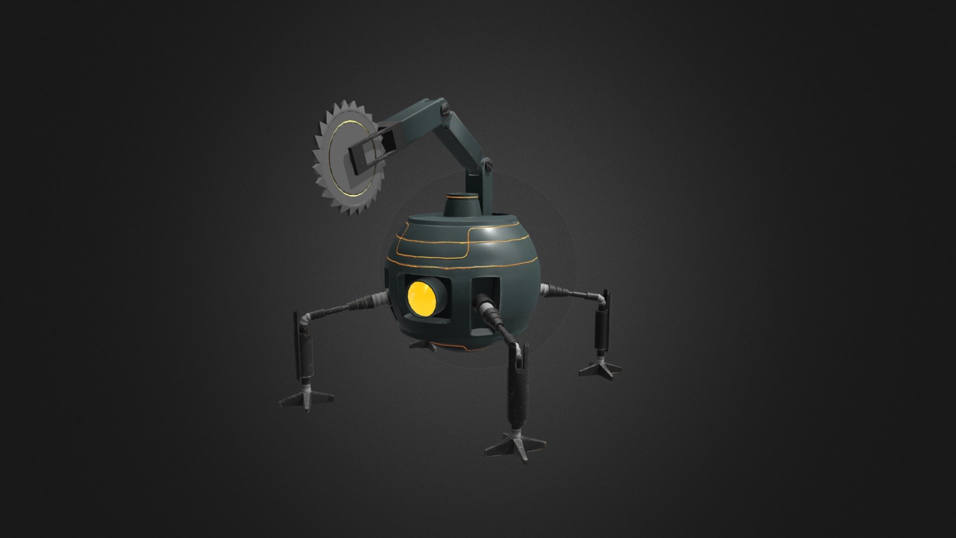 Spider Robot (Crimson Core)