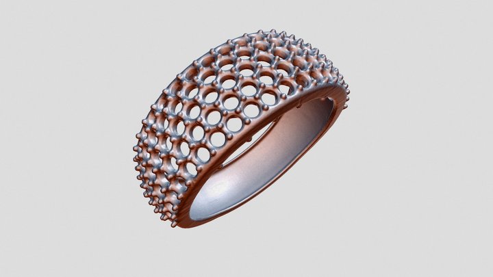 Pave Ring 3D Model