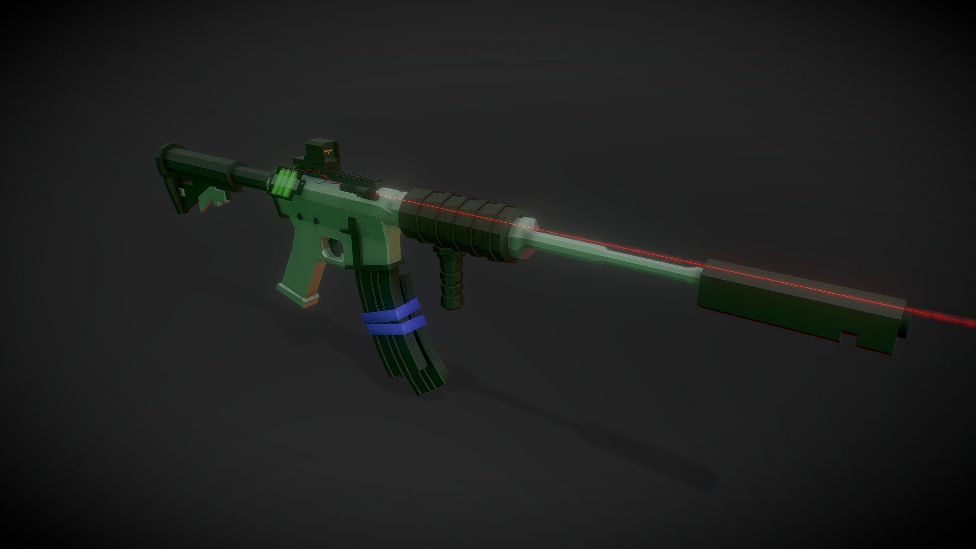 Survival Gun - Download Free 3d Model By Deniskorablyov [8cceb2e 