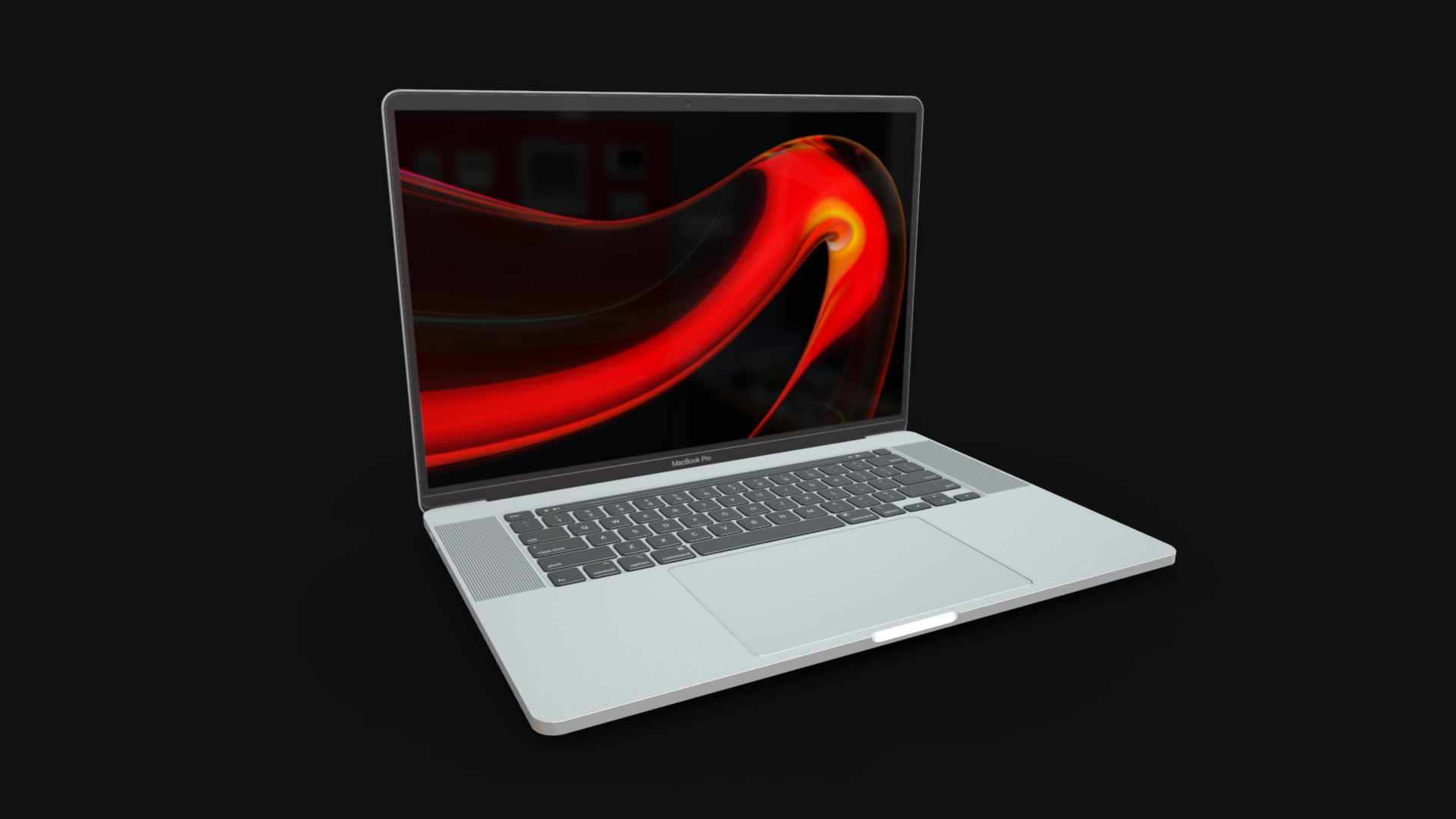 3D model Apple MacBook Pro 16-inch 2019 - This is a 3D model of the Apple MacBook Pro 16-inch 2019. The 3D model is about graphical user interface.