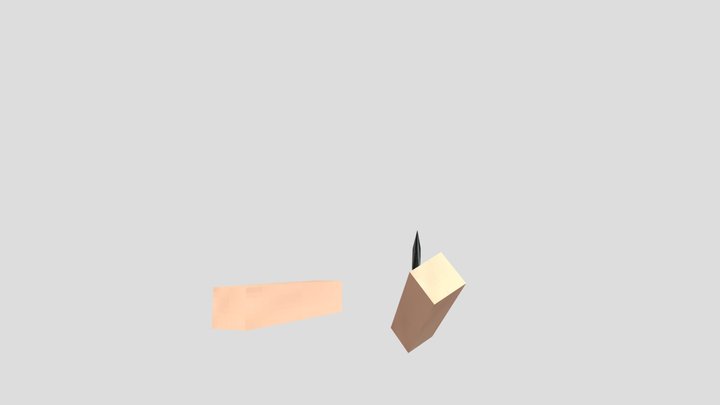 Нож 3D Model