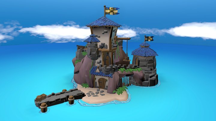 Pirate Prison 3D Model