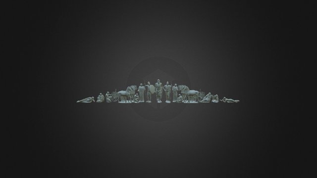 Zeus at Olympia Open Arrangement A 3D Model