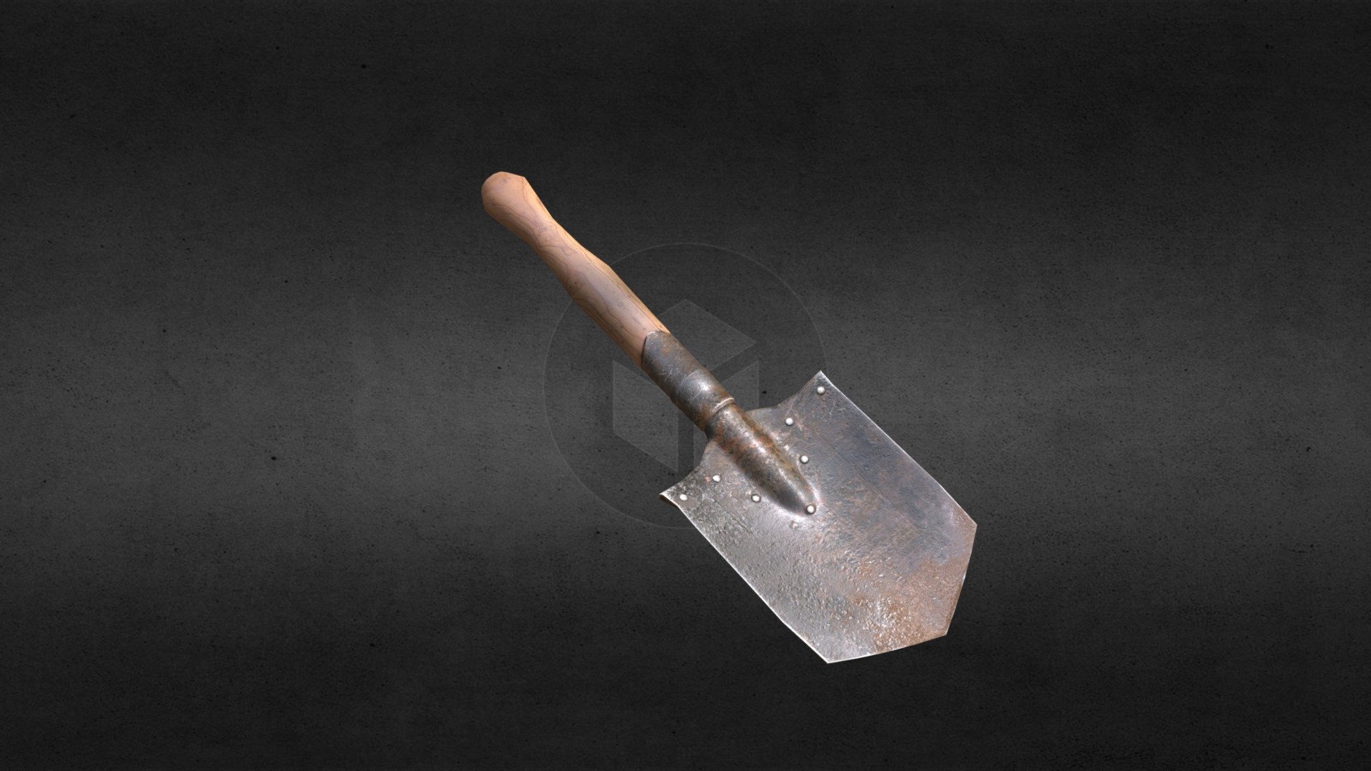 WWI Trench Shovel(Game Asset) Download Free 3D model by sleepd