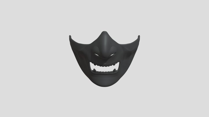 Shogun Mask 1 - Basic Form (3rd SubDiv)