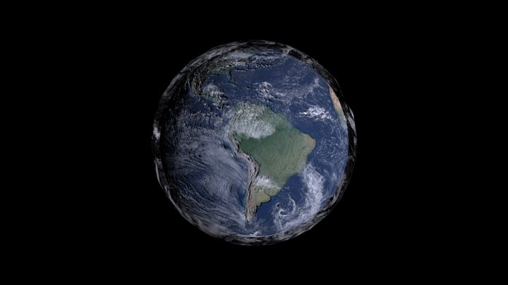 Earth (PBR TEXTURES) 3D Model